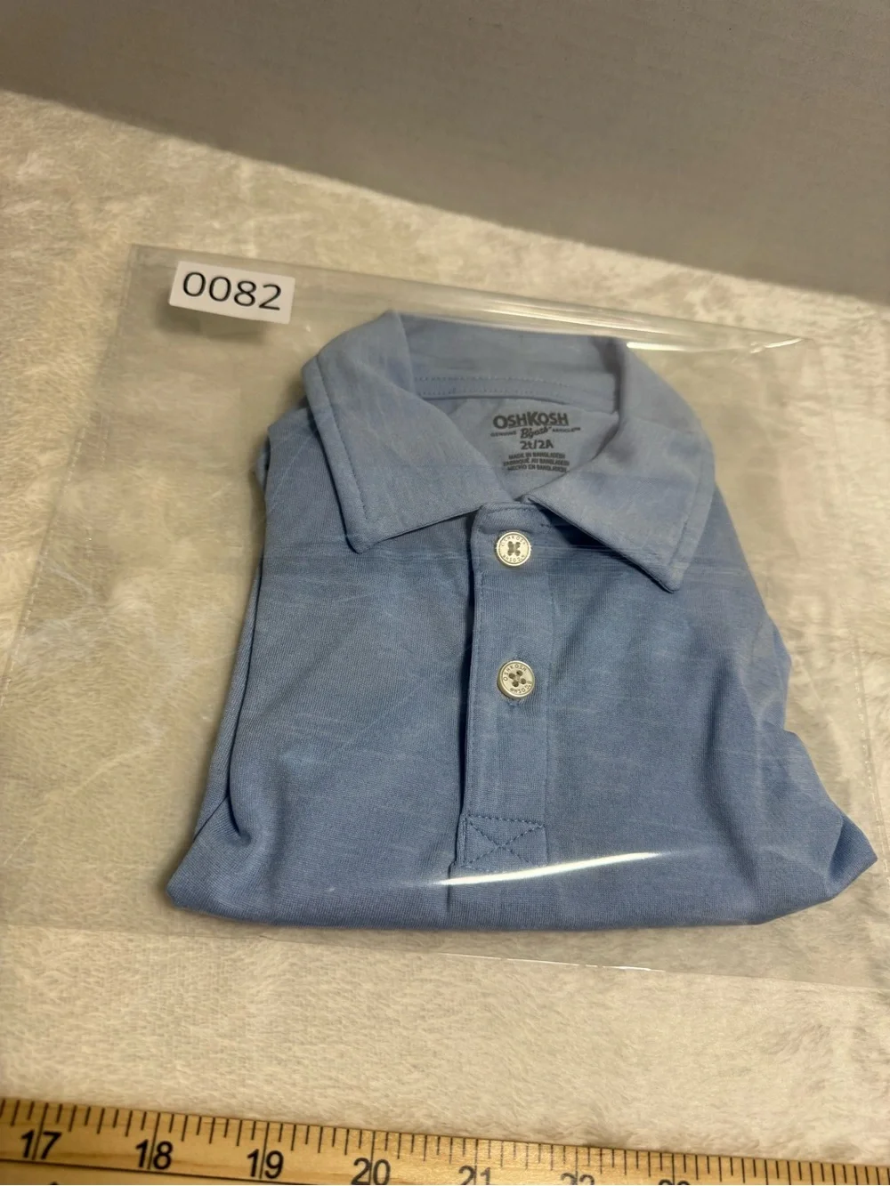 OshKosh B'gosh Baby Blue Short-Sleeve Polo